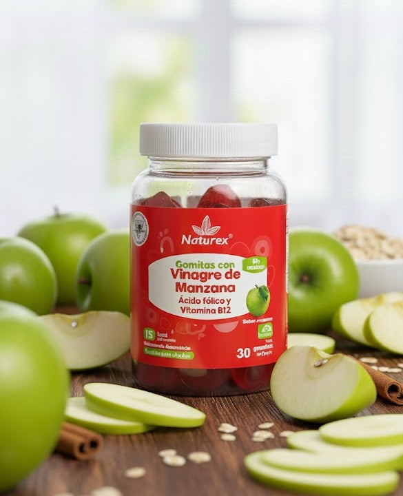 Gomitas de Vinagre de Manzana - 30 Gomitas | 3g c/u