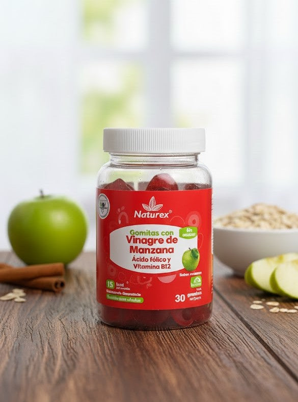 Gomitas de Vinagre de Manzana - 30 Gomitas | 3g c/u